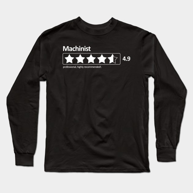 machinist Long Sleeve T-Shirt by ris_kiefendi